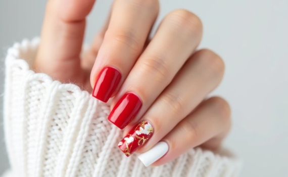 Красный маникюр в новом прочтении: 5 трендов, которые делают классику современнее Красный маникюр в новом прочтении: 5 трендов, которые делают классику современнее